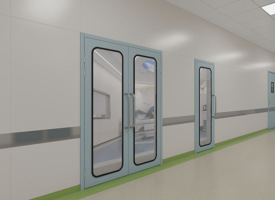 Buen precio Puertas de cuarto limpio de acero inoxidable de 50 mm hechas a mano en línea